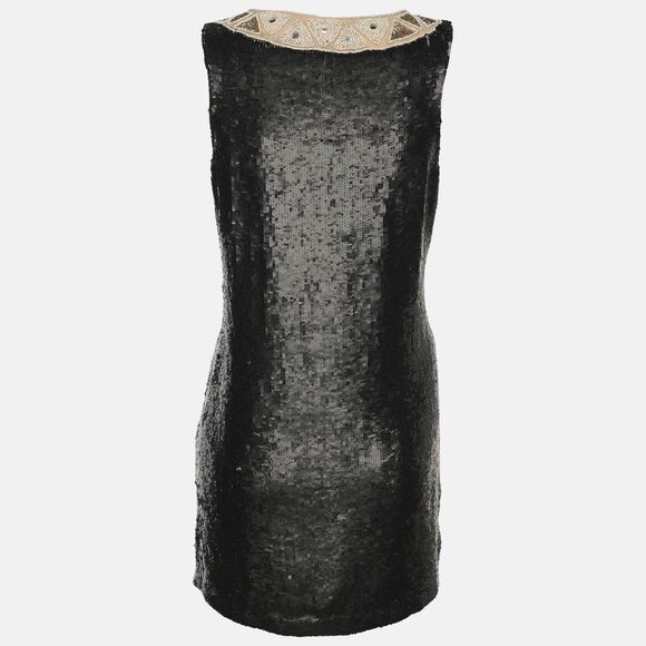 Needle & Thread Black Multicolor Sequin And Bead Embellished Sleeveless Top L - Picture 2 of 7